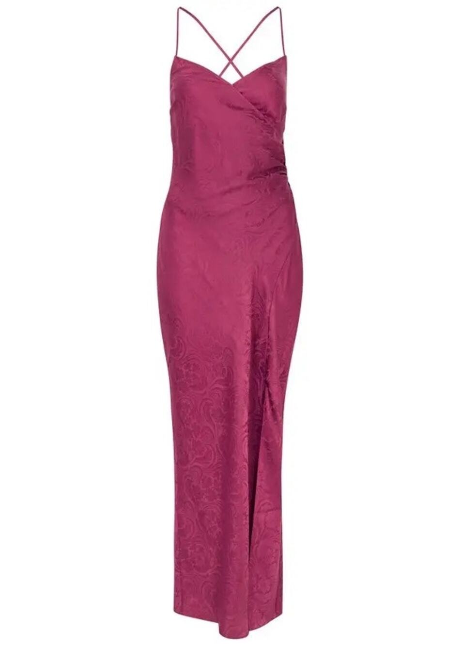 MEDIUM PAIGE Laci Floral Jacquard Maxi Slip Dress